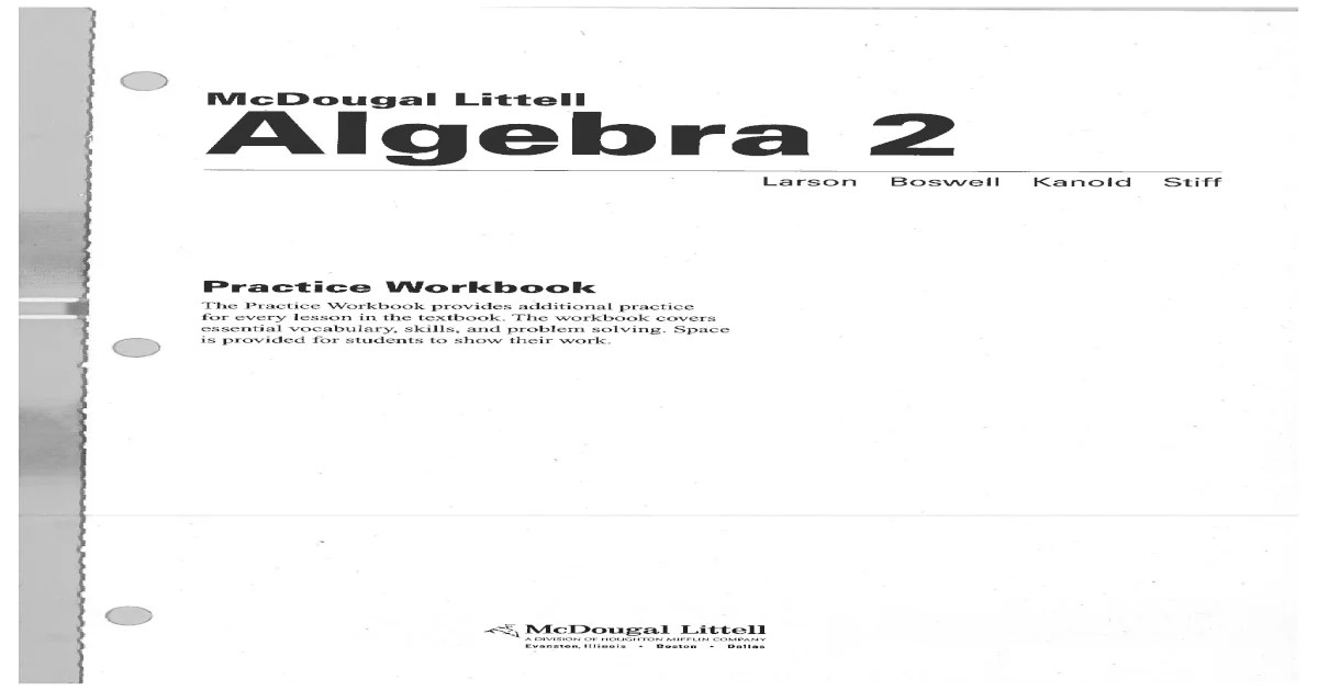 Algebra 1 third edition answers