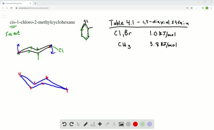 Cis 1 chloro 2 methylcyclohexane