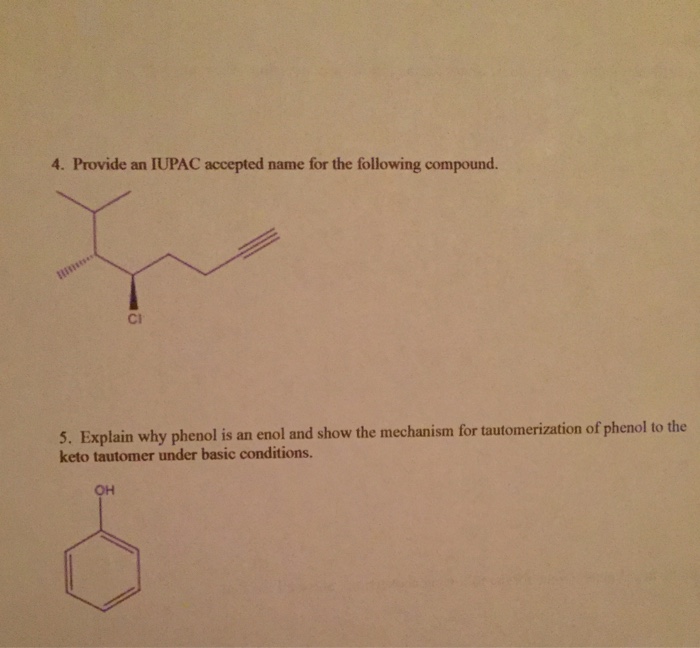 The following name is incorrect. select the correct iupac name.