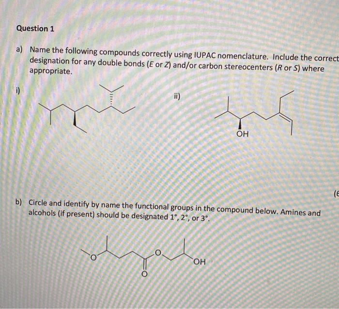 The following name is incorrect. select the correct iupac name.