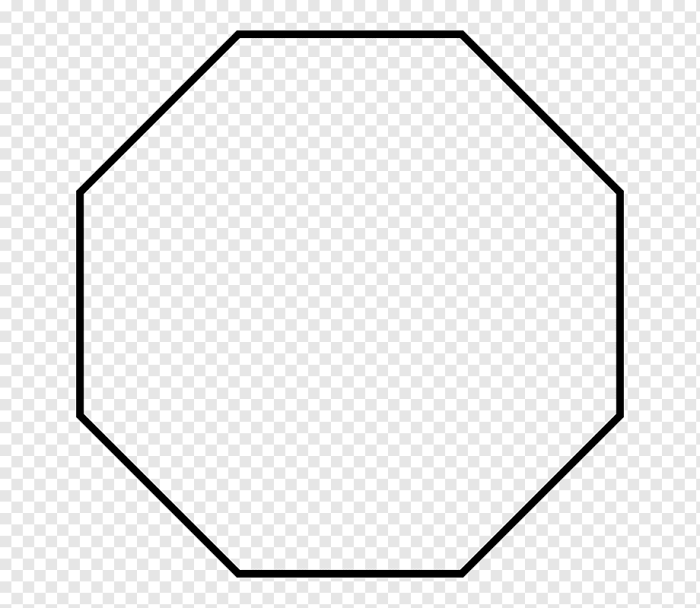 An octagon that is equiangular but not equilateral